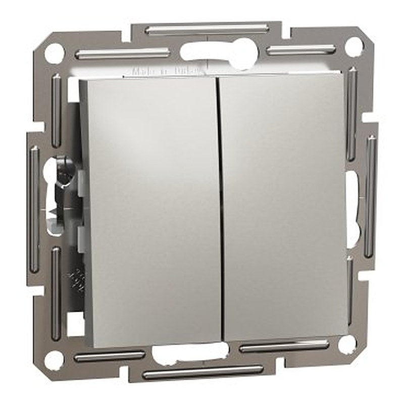 Roller blind pushbutton, screwless terminals, wo frame, anthracite (Roller blind pushbutton screwless terminals) is a Schneider Electric product. Designed for reliable performance and long service life. Available across Iraq — contact us for pricing and delivery options.