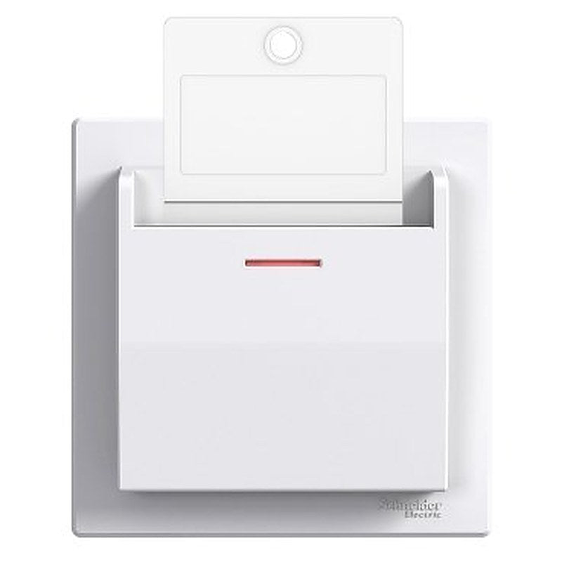 Asfora - hotel card switch - 10AX screwless terminals, white (Asfora) is a Schneider Electric product. Designed for reliable performance and long service life. Available across Iraq — contact us for pricing and delivery options.