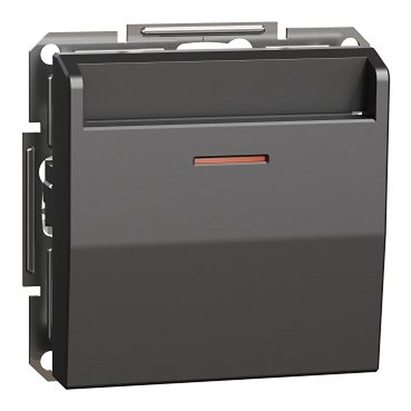 Hotel key card switch, screwless terminals, wo frame, anthracite (Hotel key card switch screwless terminals) is a Schneider Electric product. Designed for reliable performance and long service life. Available across Iraq — contact us for pricing and delivery options.