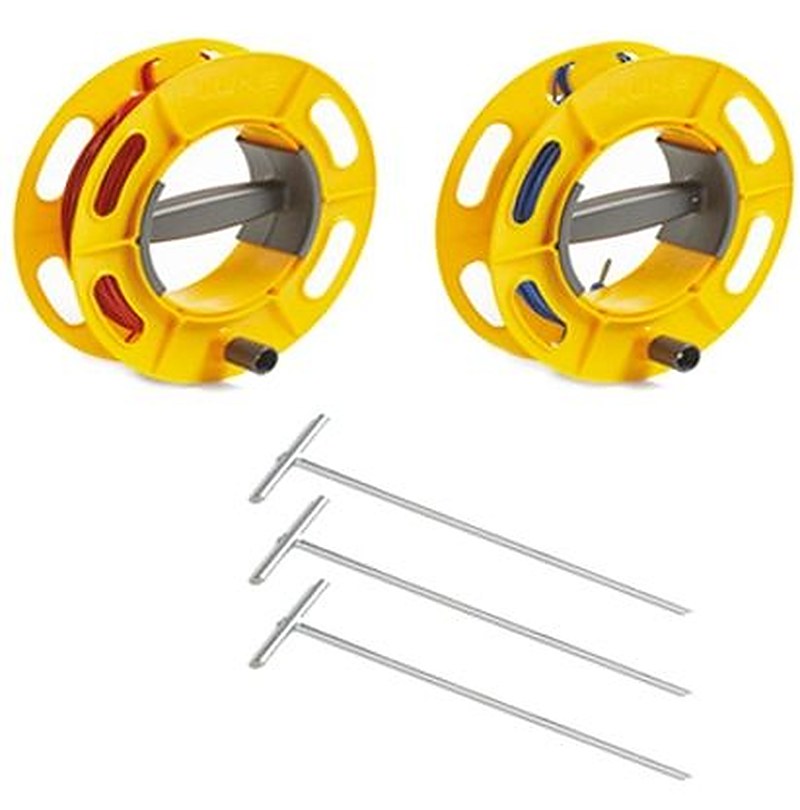 Fluke ES-162P3-2 3-Pole Stake Kit, For Use With 1623, 1625