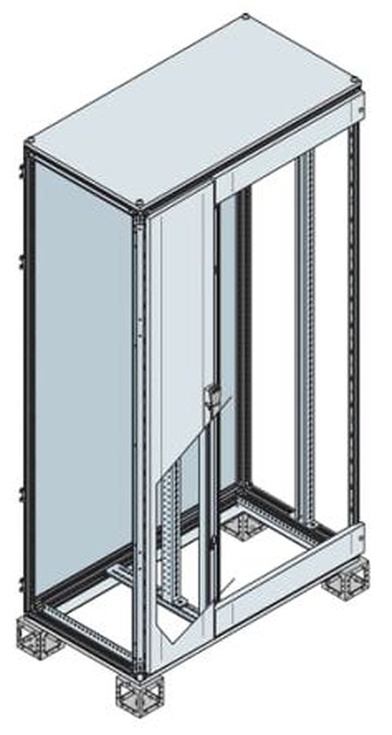 ABB AM2 Series Sheet Steel Metal 2-Door Floor Standing Enclosure, Opaque Door, IP65 1.2 m, 0.400 m 2.200 m