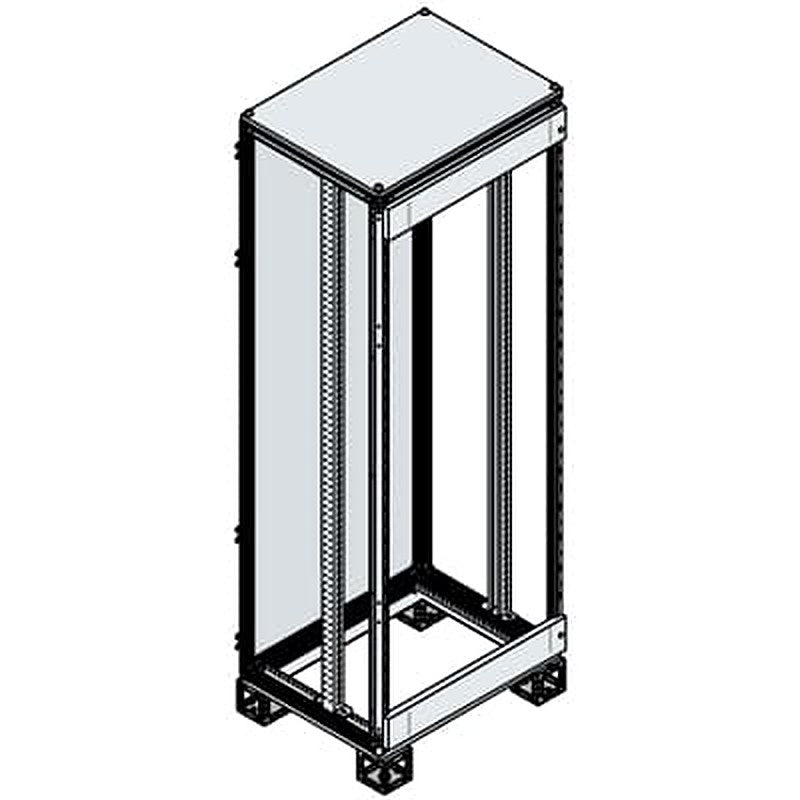 ABB AM2 Series Sheet Steel Metal 1-Door Floor Standing Enclosure, Opaque Door, IP65 640 mm, 610 mm 2311.5 mm