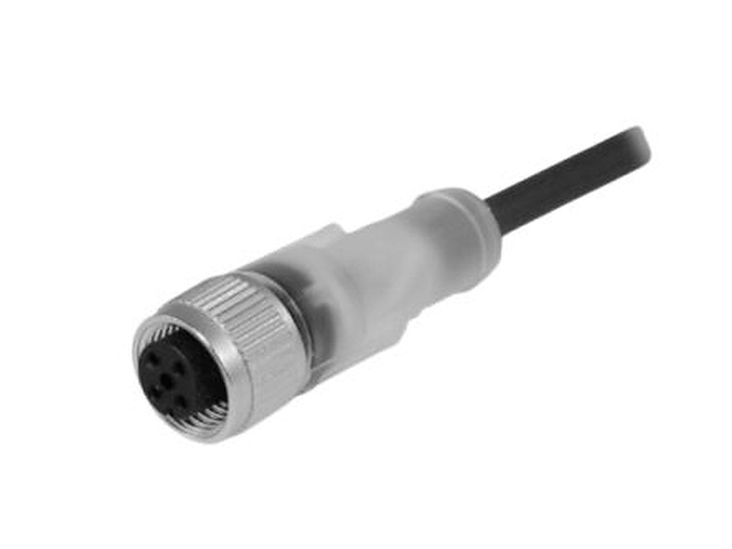 Baumer Female 3 way M12, Straight to 3 way Bare End, Straight Cordset, 5 m