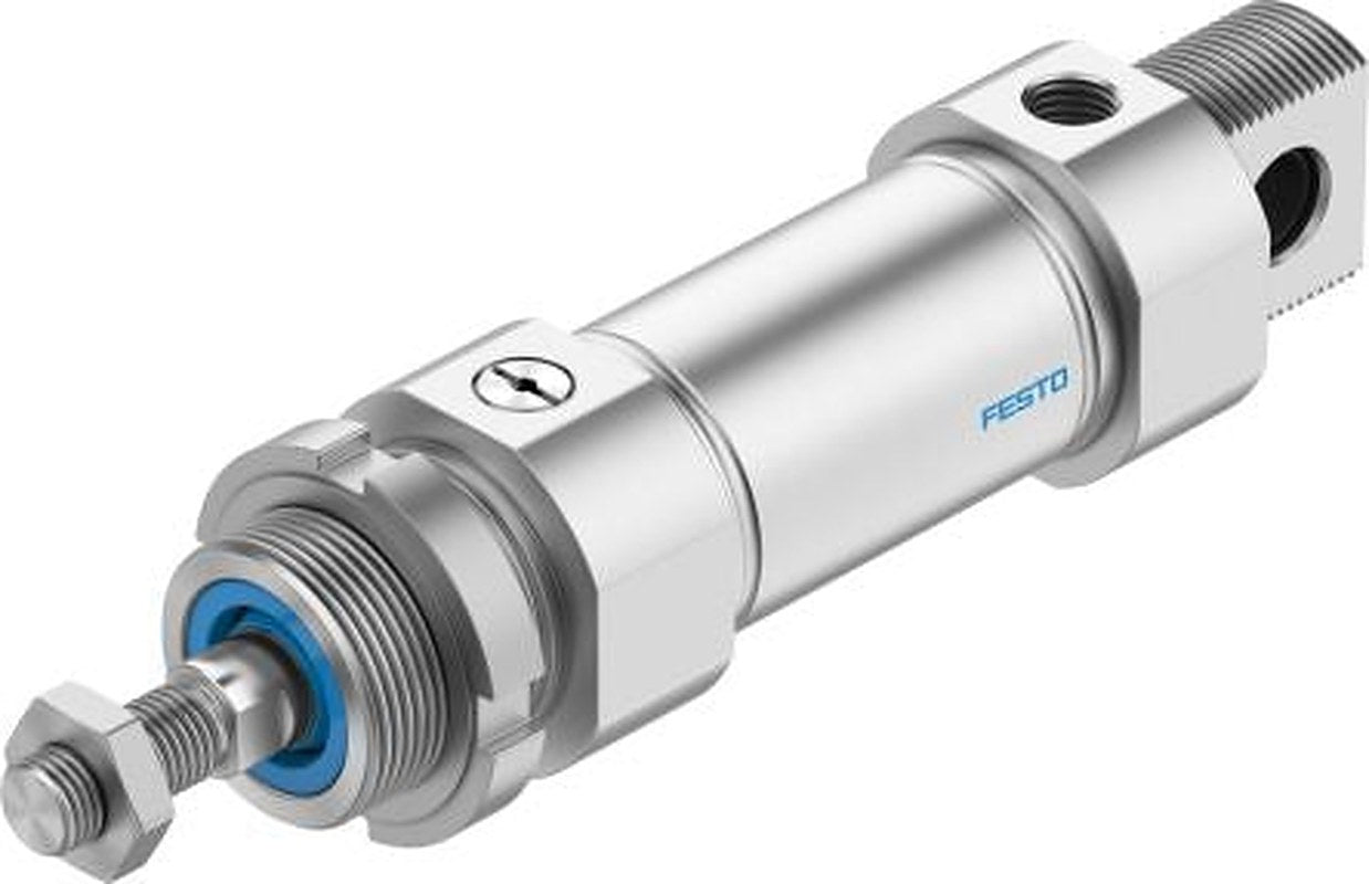Festo 25 mm Pneumatic Piston Rod Cylinder - 196377 ESNU-32-25-P-A Series, Single Acting Acting