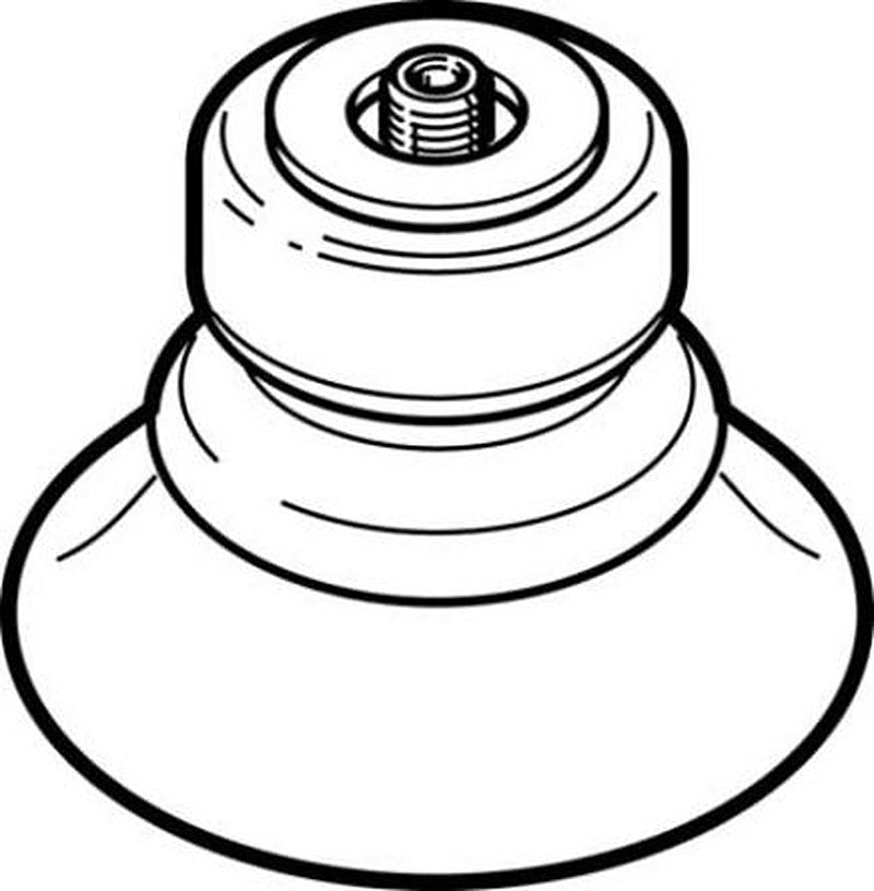 Festo 40 mm Bellow Polyurethane Suction Cup ESS-40-BU M6
