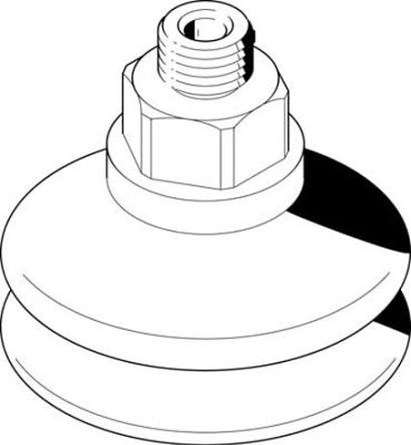 Festo 50 mm Bellow Polyurethane Suction Cup ESS-50-BT-M6 M6