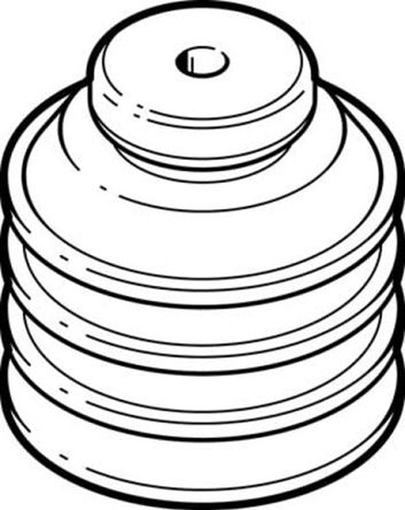 Festo 50 mm Bellow Silicone Suction Cup ESV-50-CS