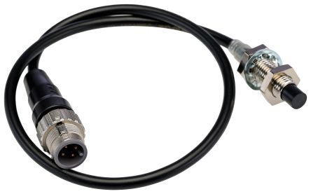Omron E2E-X8MB1T8-M1TJ 0.3M Threaded Barrel Inductive Proximity Sensor, M8 PNP E2EW 30V 8 mm 30 V dc 50mA