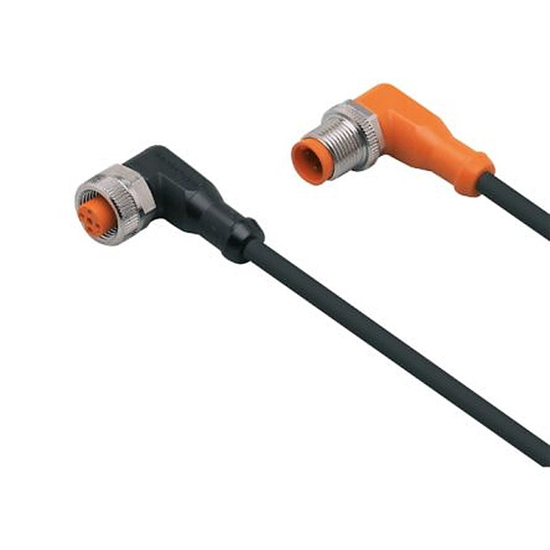 ifm electronic Male 1 way Right Angle to Female 1 way M12 Actuator/Sensor Cable, 5 m