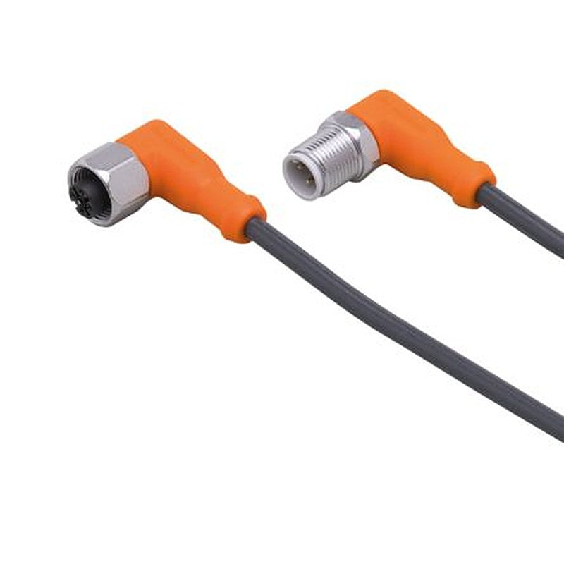 ifm electronic Male 1 way Right Angle to Female 1 way M12 Actuator/Sensor Cable, 300 mm