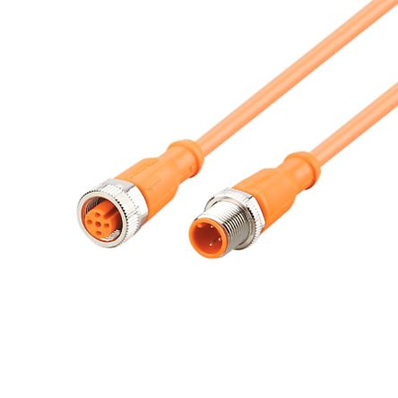 ifm electronic Male 5 way Straight to Female 5 way Straight Communication Cable, 300 mm