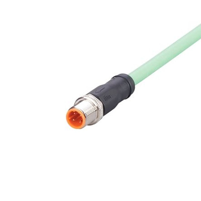 ifm electronic Male 4 way Straight to Male 4 way Straight Communication Cable, 50 m