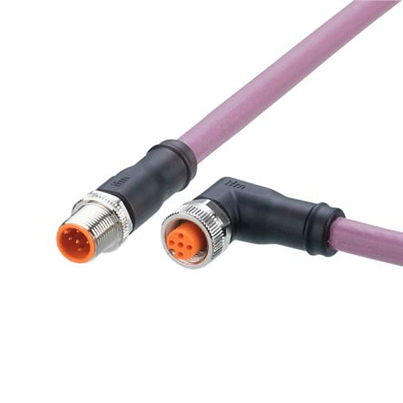 ifm electronic Male 5 way Straight to Female 5 way M12 Communication Cable, 5 m