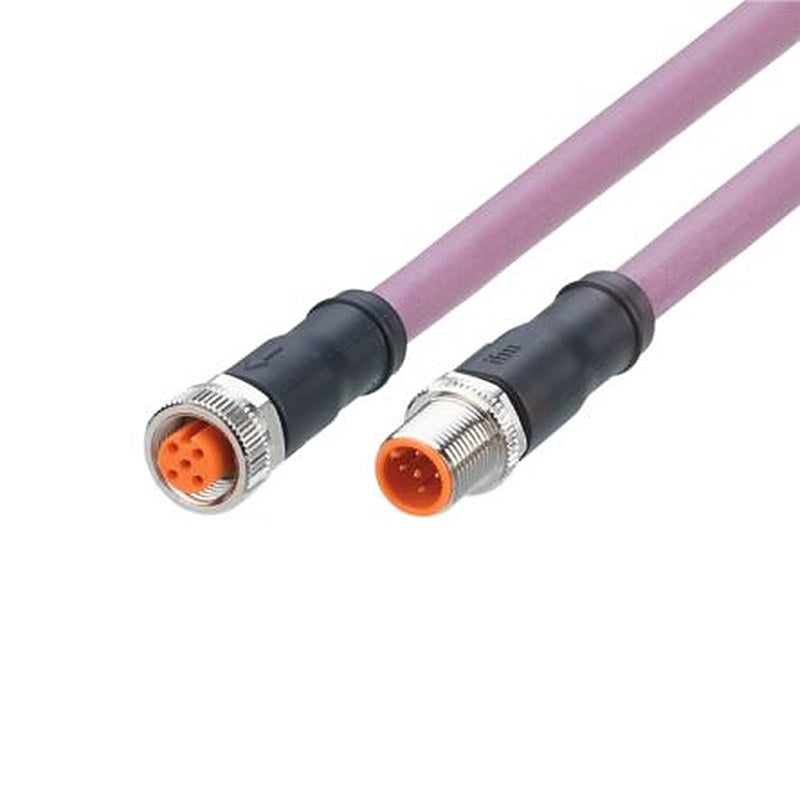 ifm electronic Male 5 way Straight to Female 5 way Straight Communication Cable, 200 mm