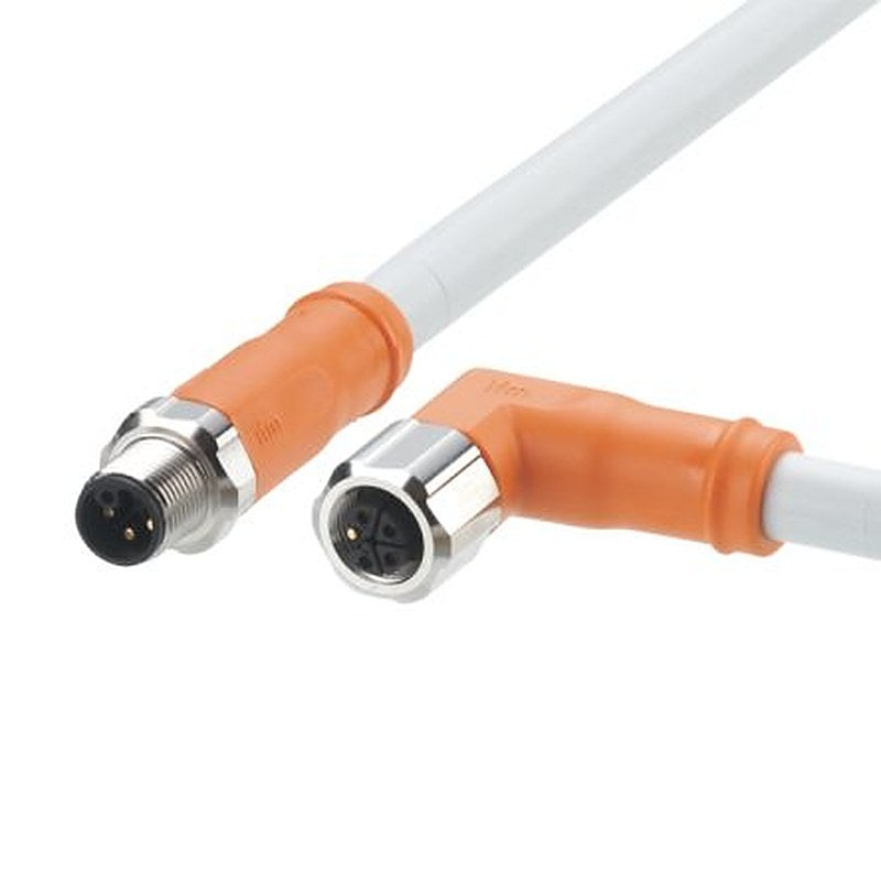 ifm electronic EVCA35, 2 m 5 Core Power Cable, Grey Polyurethane 90 °C