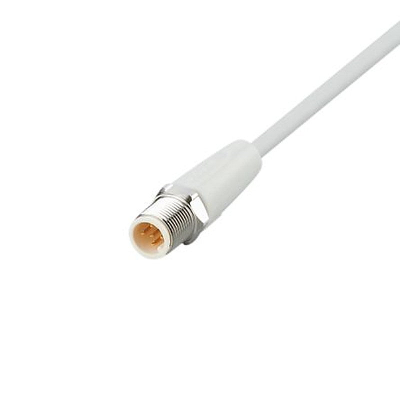 ifm electronic Male 5 way Straight to Male 4 way Straight Communication Cable, 2 m