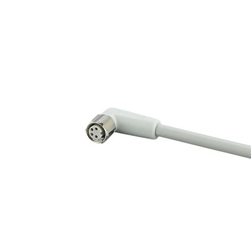 ifm electronic Female 4 way Right Angle to Female 5 way M8 Communication Cable, 25 m
