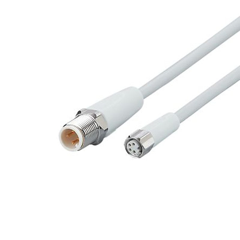 ifm electronic Male 4 way Straight to Female 4 way Straight Communication Cable, 2 m