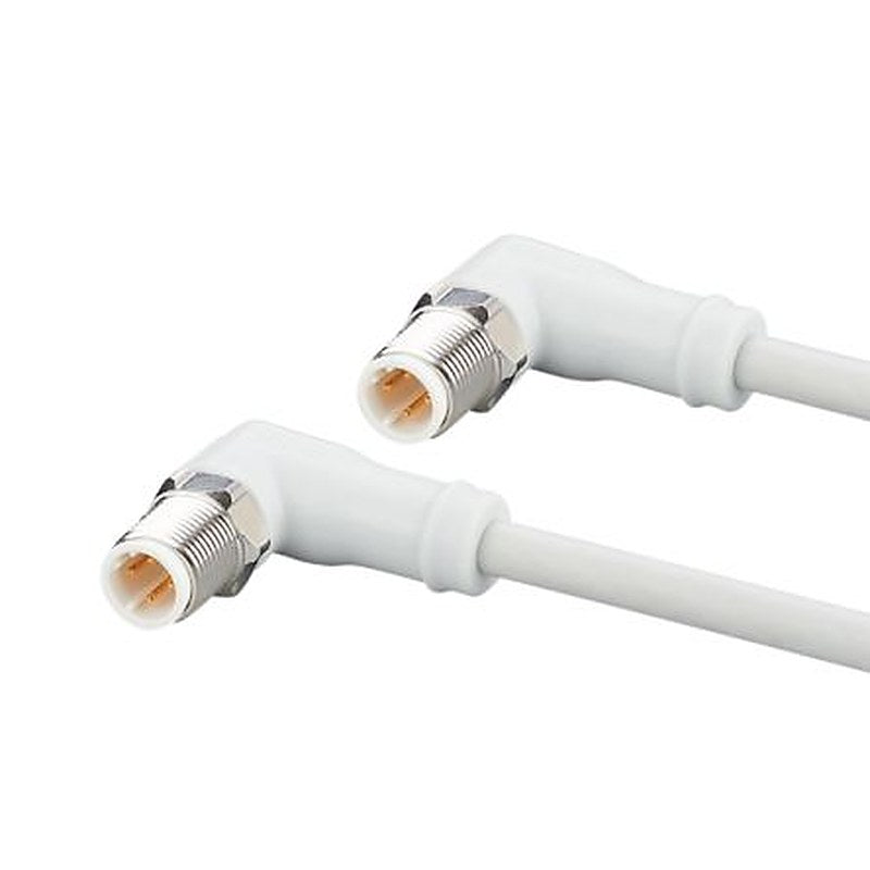ifm electronic EVF, 2 m Ethernet Cable, Grey Right Angle to Male Unterminated, Shielded MPPE Sheath