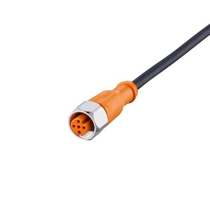 ifm electronic Female 1 way Straight to Unterminated Sensor Actuator Cable, 5 m