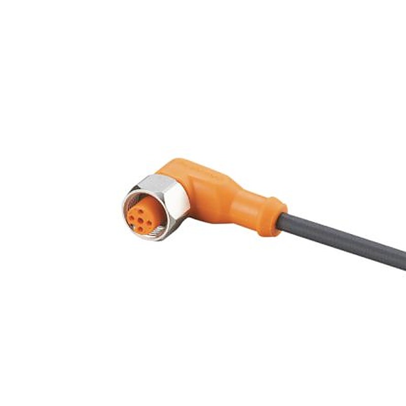 ifm electronic Female 1 way Right Angle to Unterminated Sensor Actuator Cable, 15 m