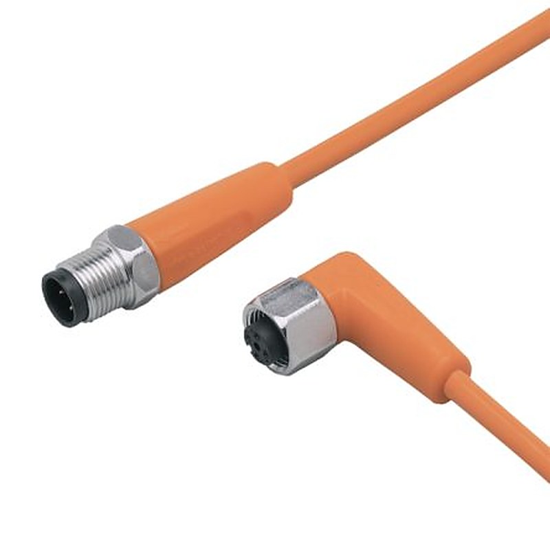 ifm electronic Male 1 way Straight to Female 1 way M12 Sensor Actuator Cable, 2 m