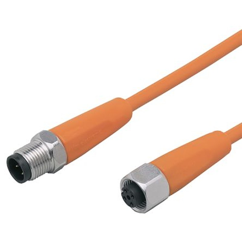 ifm electronic Male 1 way Straight to Female 1 way Straight Sensor Actuator Cable, 3 m