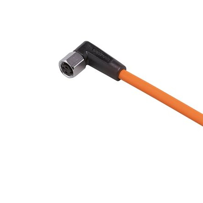 ifm electronic Female 1 way Right Angle to Unterminated Sensor Actuator Cable, 2 m