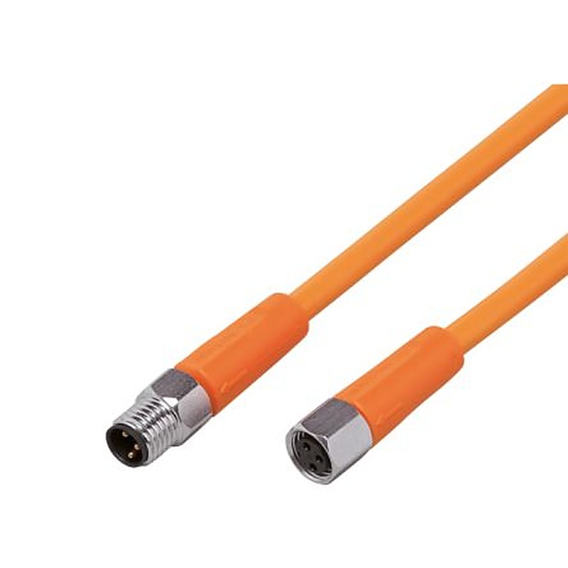 ifm electronic Male 1 way Straight to Female 1 way Straight Sensor Actuator Cable, 300 mm