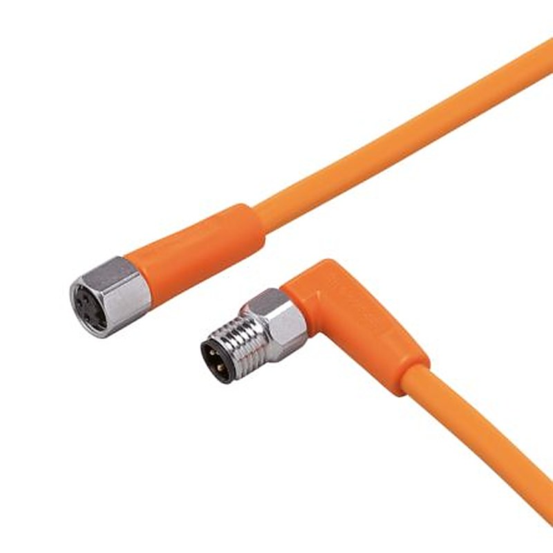 ifm electronic Male 1 way Right Angle to Female 1 way Straight Sensor Actuator Cable, 10 m