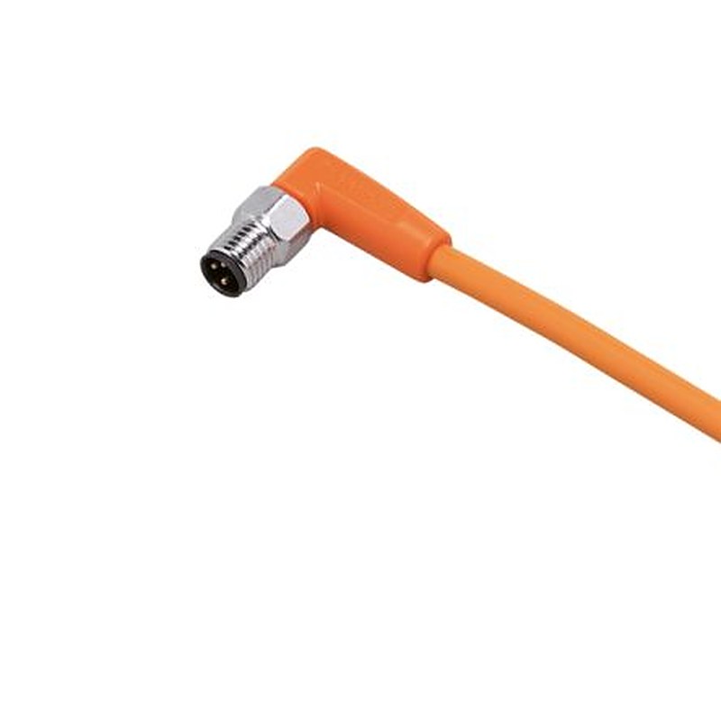 ifm electronic Male 1 way Right Angle to Unterminated Sensor Actuator Cable, 2 m