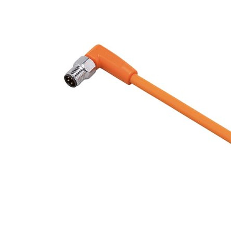 ifm electronic Male 1 way Right Angle to Unterminated Sensor Actuator Cable, 2 m