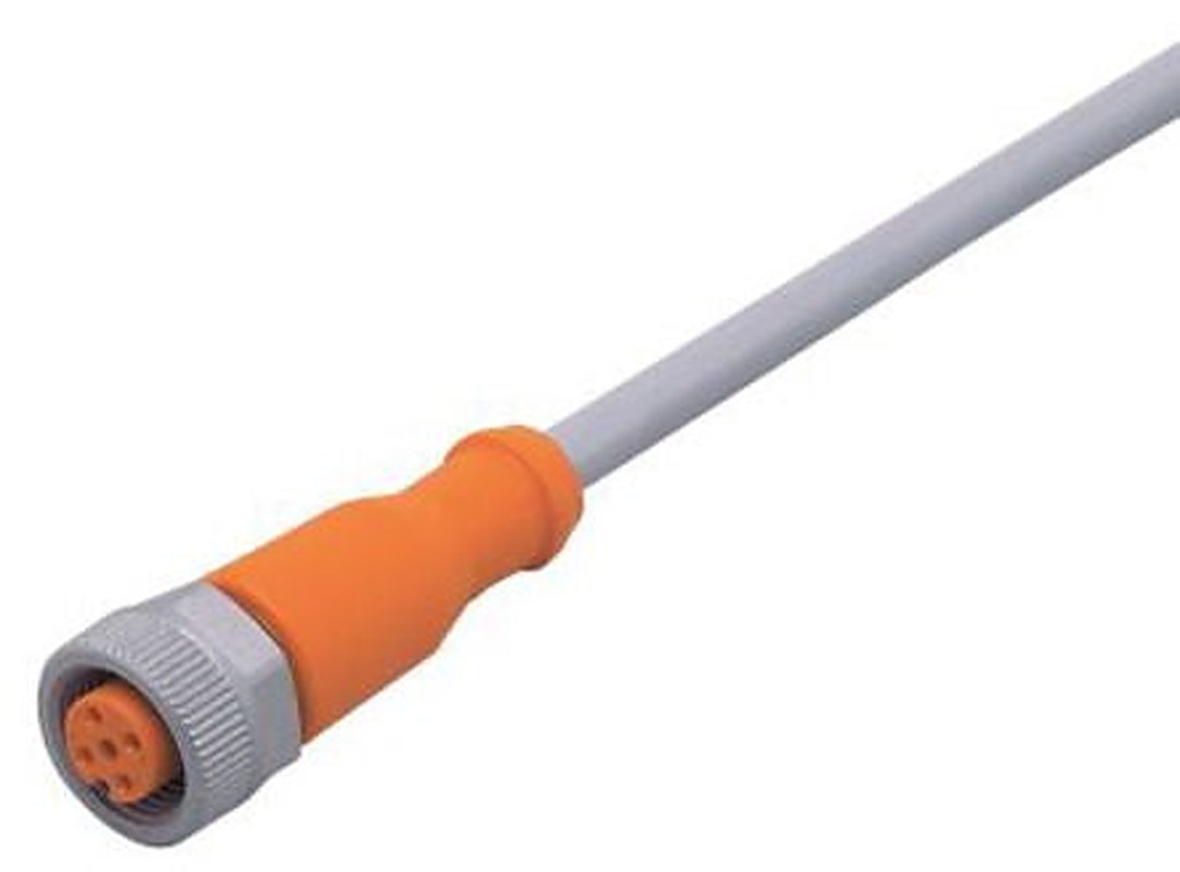 ifm electronic Female 4 way M12 to Unterminated Sensor Actuator Cable, 5 m