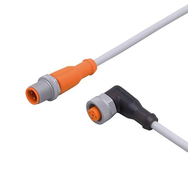 ifm electronic Male 1 way Straight to Female 1 way M12 Sensor Actuator Cable, 5 m