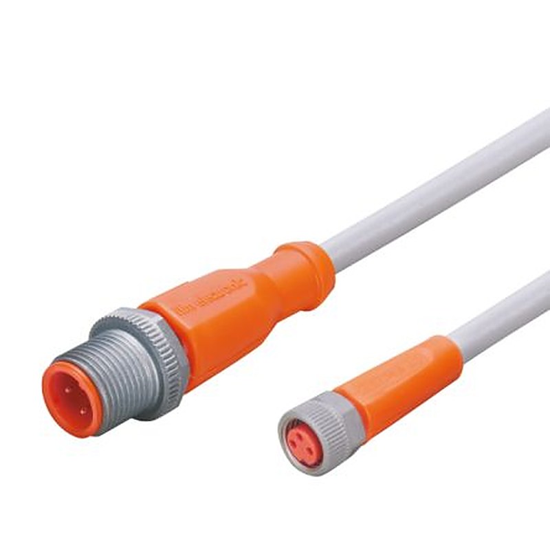 ifm electronic Male 1 way Straight to Female 1 way Straight Sensor Actuator Cable, 1 m