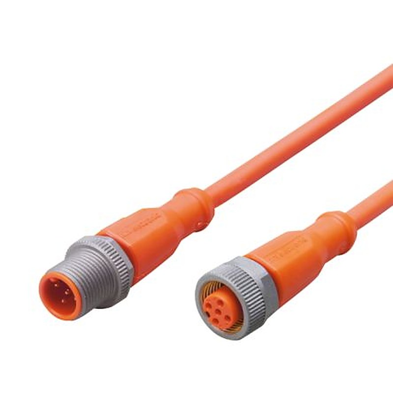 ifm electronic Male 1 way Straight to Female 1 way Straight Sensor Actuator Cable, 1 m