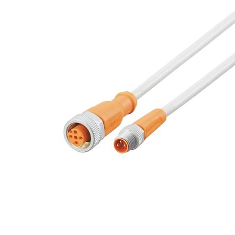 ifm electronic Male 1 way Straight to Female 1 way Straight Sensor Actuator Cable, 1.5 m