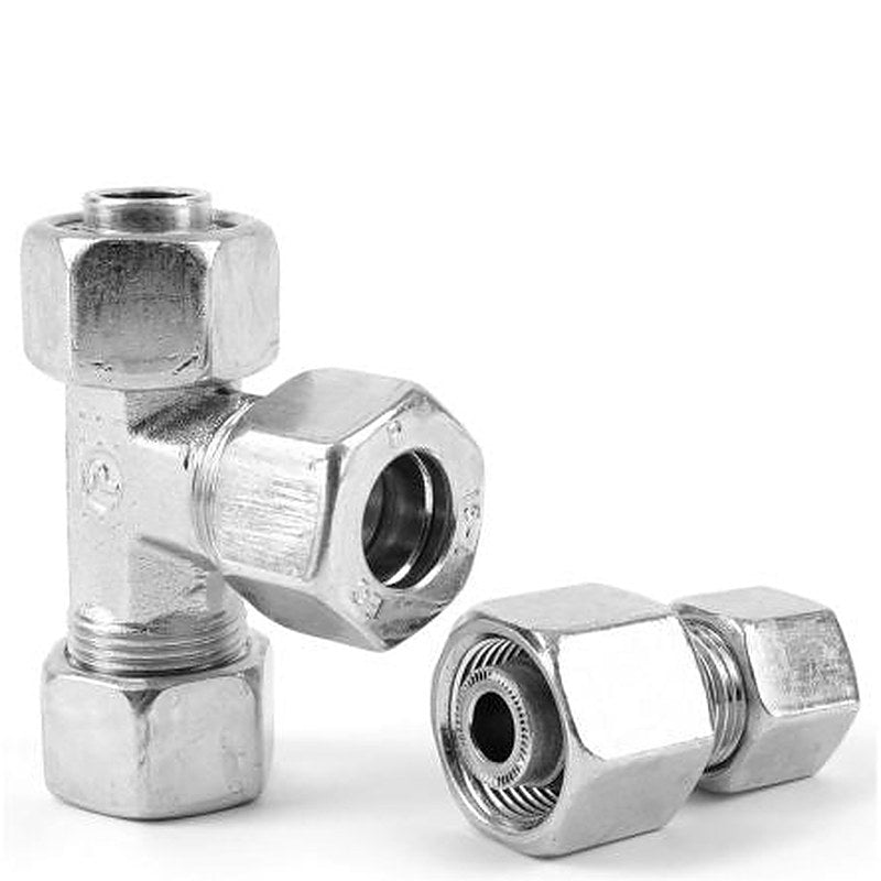 Parker EW18LOMDCF Hydraulic Fitting Male, 90 °, Steel, 18 mm Hose ID