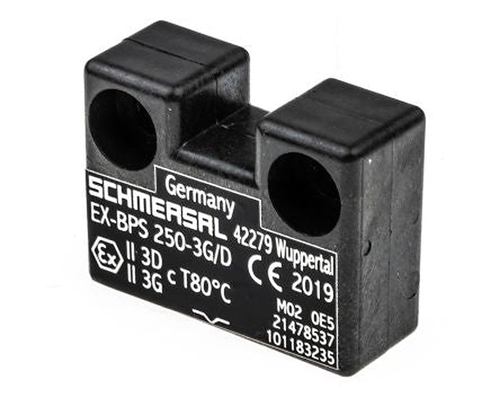 Schmersal EX-BPS Series Magnetic Non-Contact Safety Switch, Plastic Housing, 24V dc, 1 NO/2 NC, 1 NO/1 NC, Screw