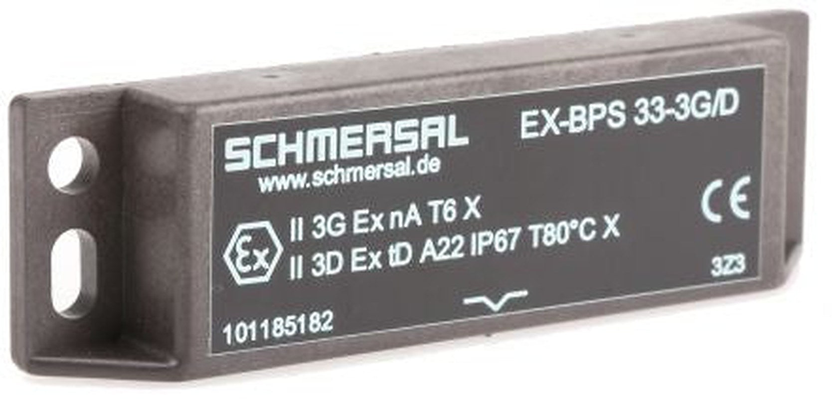 Schmersal EX-BNS 33 Series Magnetic Non-Contact Safety Switch, Plastic Housing, 100V dc, 1 NO/2 NC, 1 NO/1 NC, 2 NC,