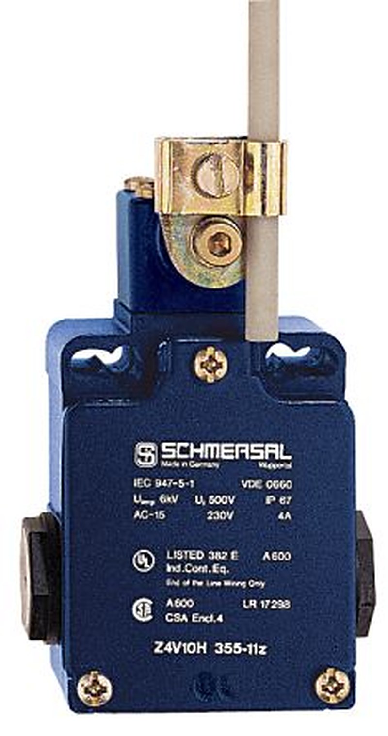 Schmersal EX-Z Series Rod Safety Interlock Switch, IP67, Die Cast Housing, 230V ac, 4A