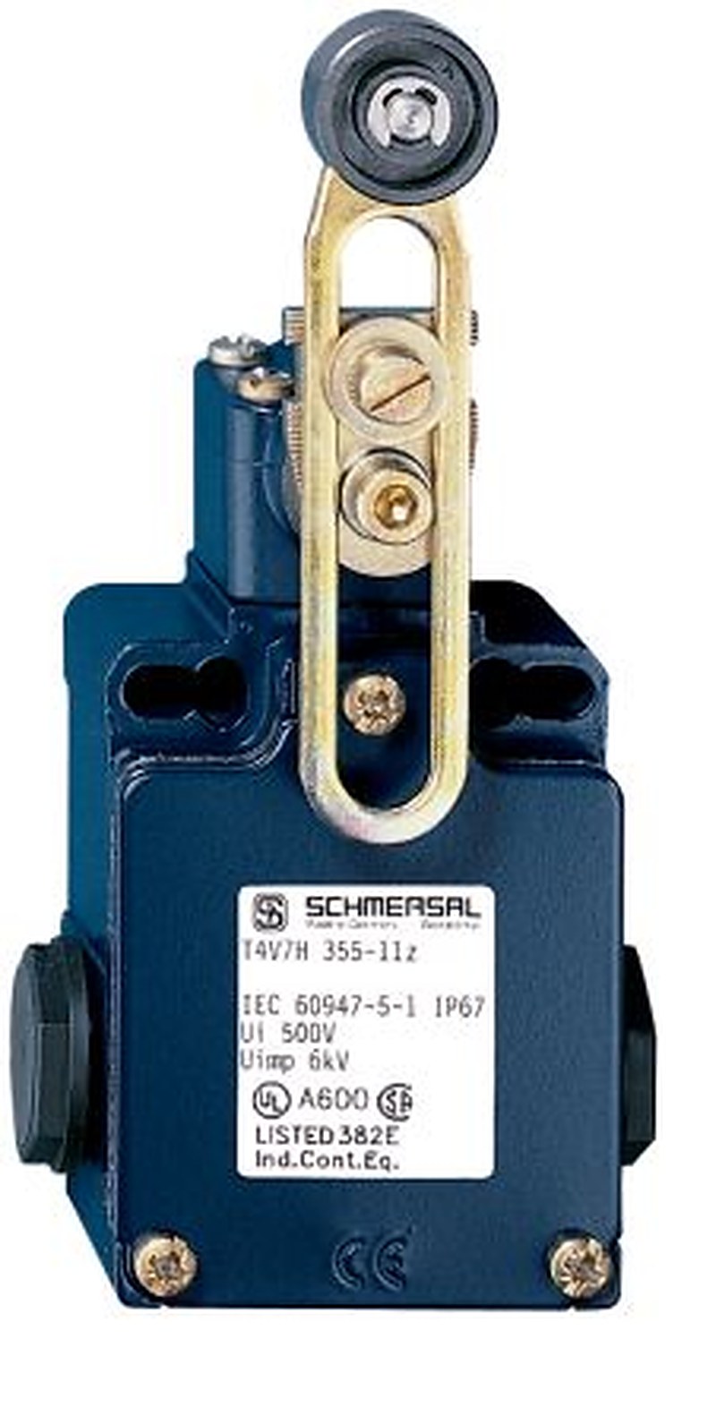 Schmersal EX-Z Series Roller Lever Safety Interlock Switch, IP67, Die Cast Housing, 230V ac, 4A