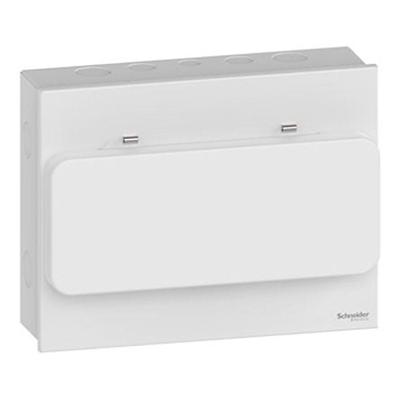 Schneider Electric 10 Metal Consumer Unit, 100A, RoHS, UKCA, amendment 3 BS EN 61439-3, BS 7671:ed. 18 IP2X, IP3X EZ9E