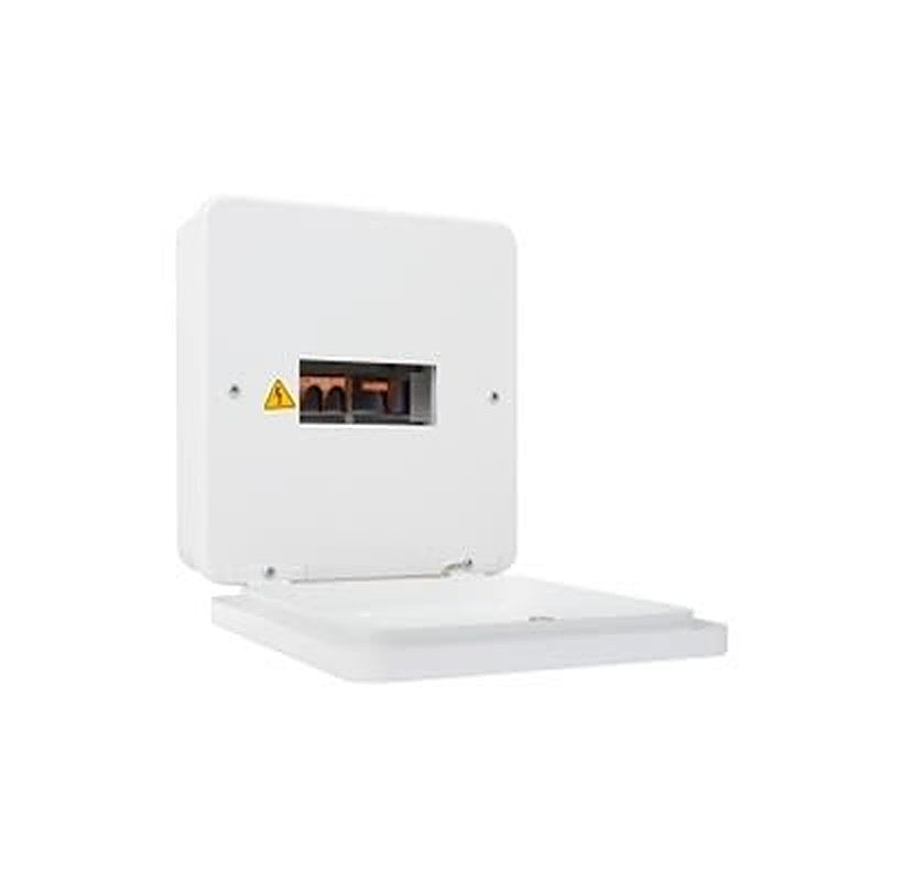 Schneider Electric 4 Metal Consumer Unit, 100A, BS EN 61439-3, BS 7671:Amendment 3 IPXXD, IP3X EZ9E4