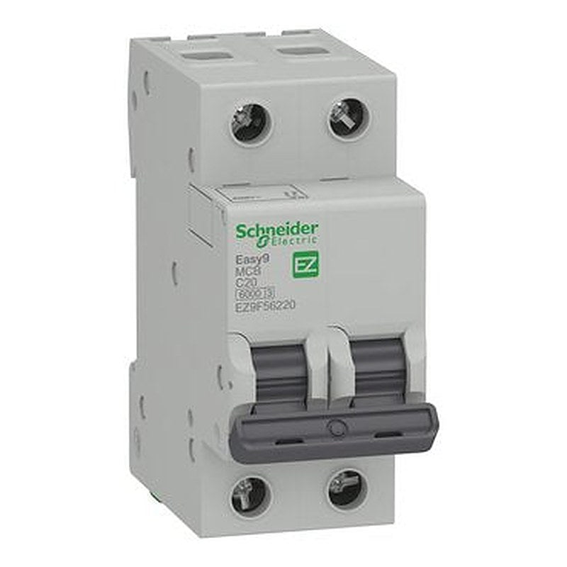 interruptor miniatura, Easy9, 2P, 20 A, curva C, 6000 A (interruptor miniatura Easy9) is a Schneider Electric product. Designed for reliable performance and long service life. Available across Iraq — contact us for pricing and delivery options.