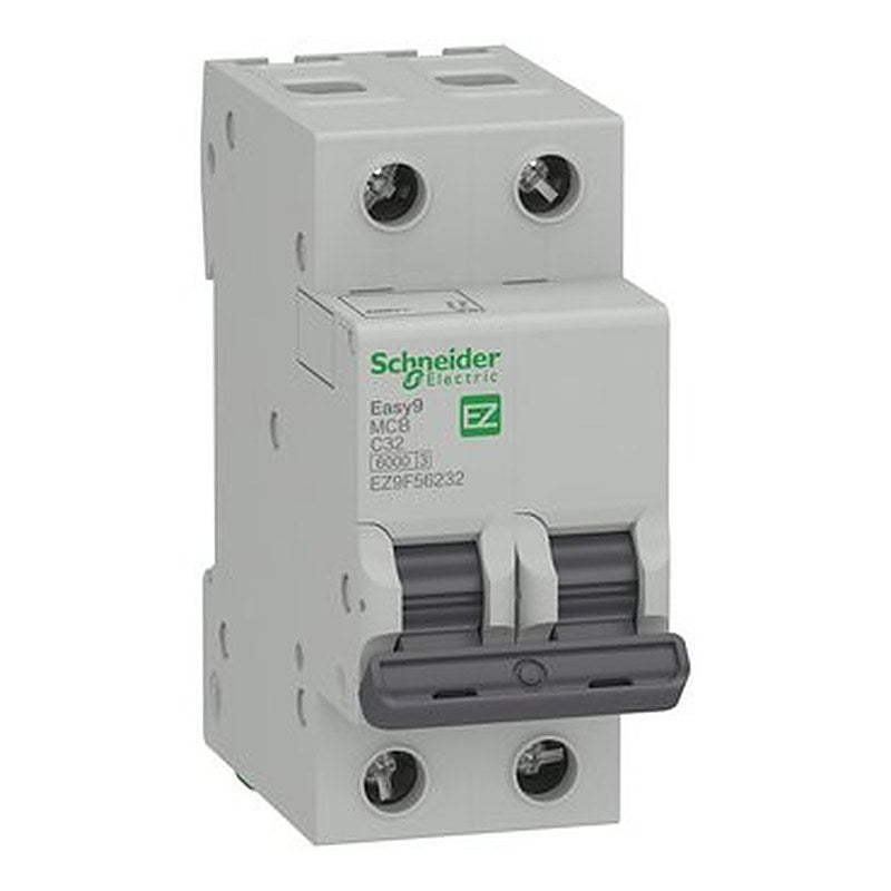 interruptor miniatura, Easy9, 2P, 32 A, curva C, 6000 A (interruptor miniatura Easy9) is a Schneider Electric product. Designed for reliable performance and long service life. Available across Iraq — contact us for pricing and delivery options.
