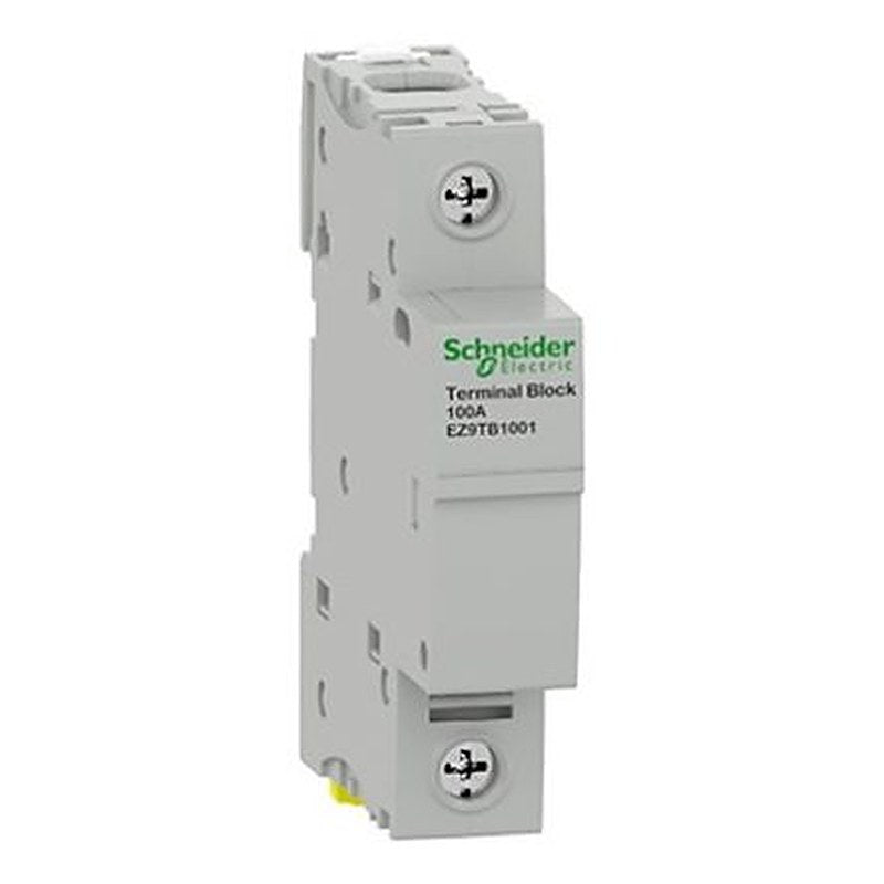 Schneider Electric Easy9 Series Terminal Block, 1-Way, 25mm², 35 mm² Wire, 100A Screw