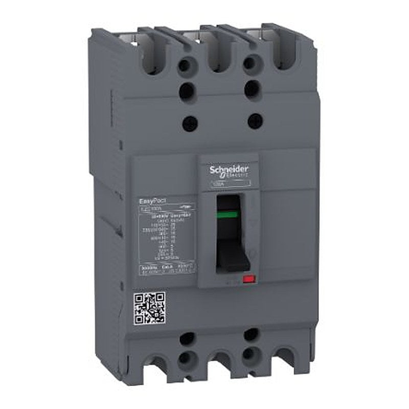 Schneider Electric, EasyPact, EZC250N Molded Case Circuit Breaker 3-Pole 30A, Breaking Capacity 15 kA, Fixed