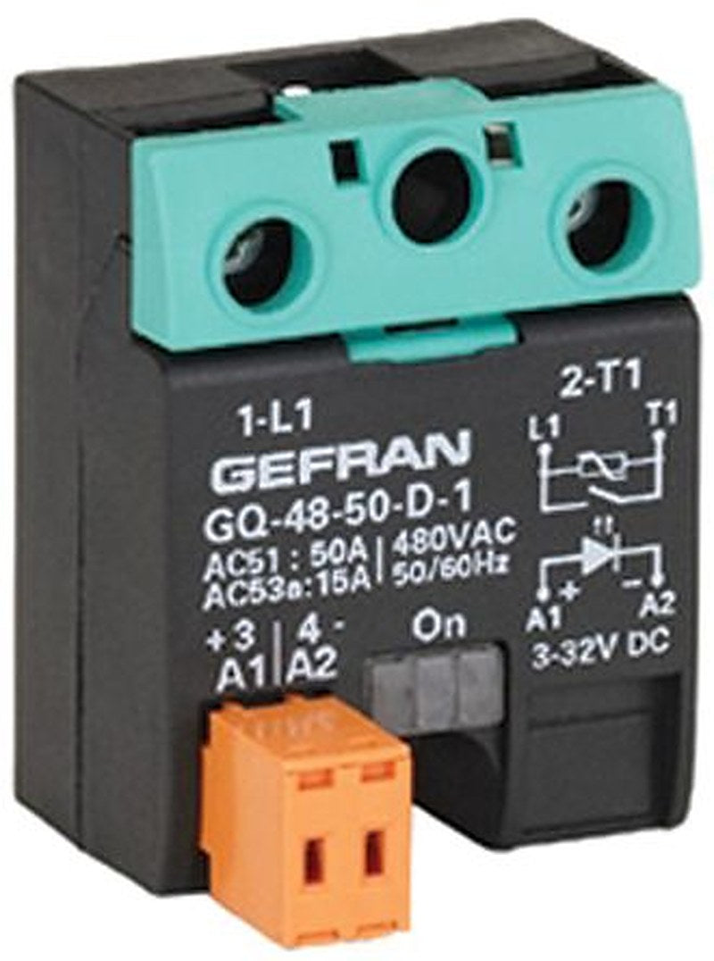 Gefran GQ Series Solid State Relay, 90 A Load, Surface Mount, 480 V ac Load, 32V dc Control