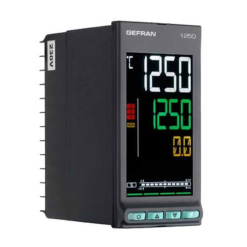 Gefran 1250 Panel Temperature Controller 5 Input, 5 Output Logic, Relay Output 240V ac/dc PID
